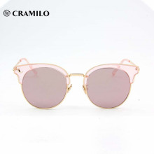 dernière mode dame rose uv400 lunettes de soleil populaires